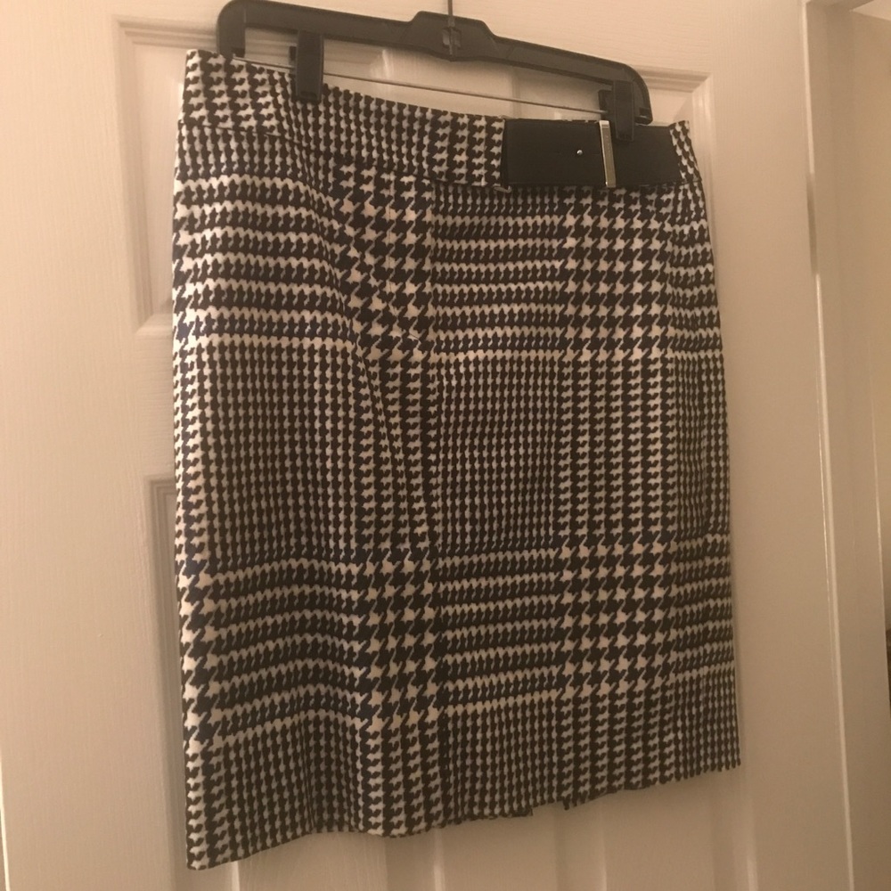 Michael Kors Houndstooth Pencil Skirt